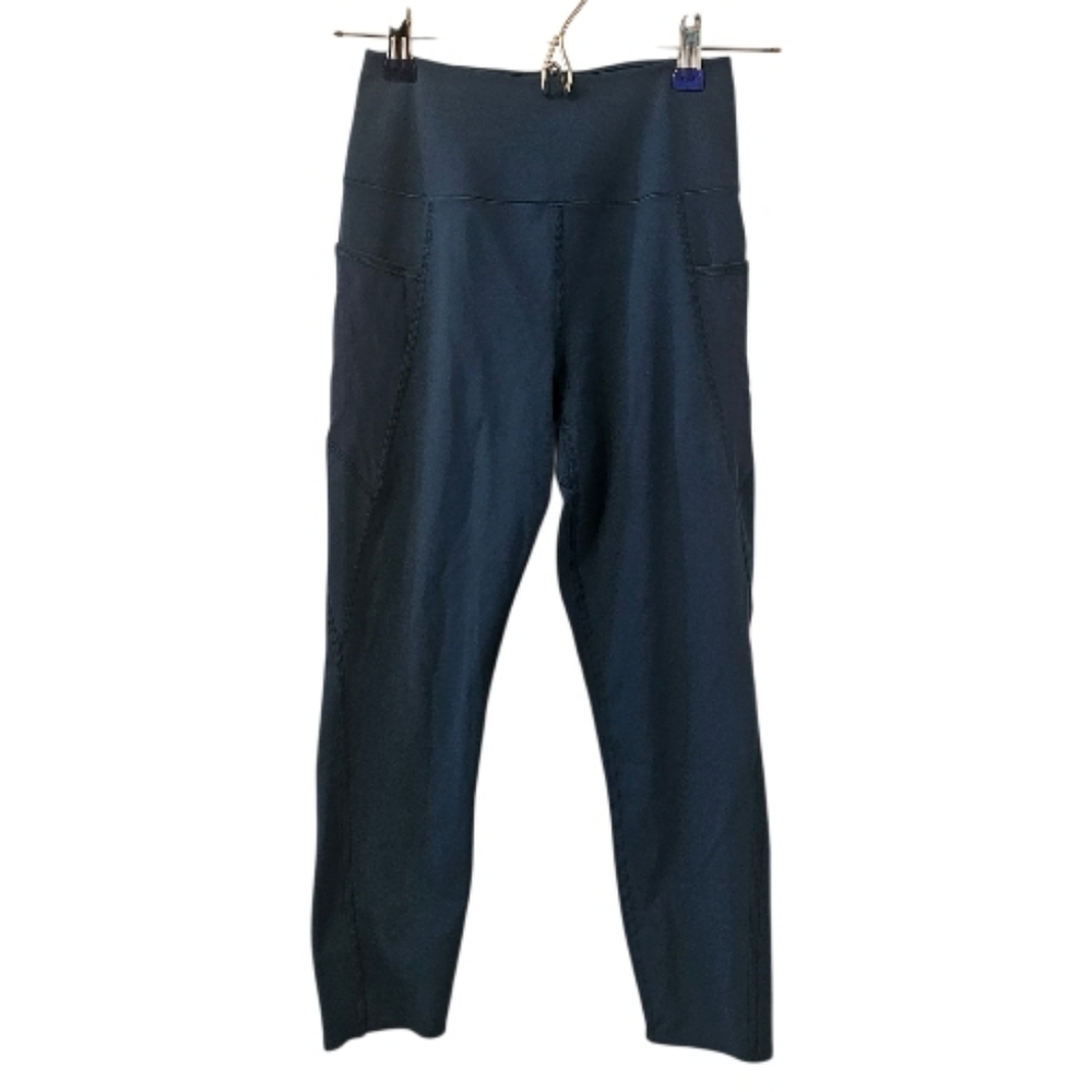 Green Uniqlo Women's Airism Soft Side Pocket Cropped Leggings